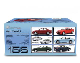 Alfa 156 1.8 T.S. 1997 1:18 Optional 1.6 - 2.0 T.S. 1.9 JTD - 2.5 V6 24V Laudoracing 1:18 Resinemodell (Türen, Motorhaube... nicht zu öffnen!)